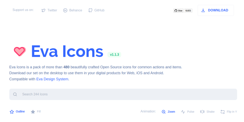 Eva Icons