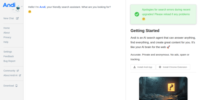 Andi AI Search
