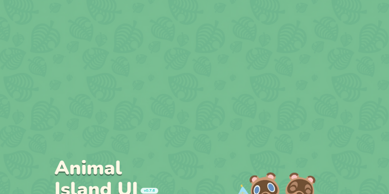 Animal Crossing UI