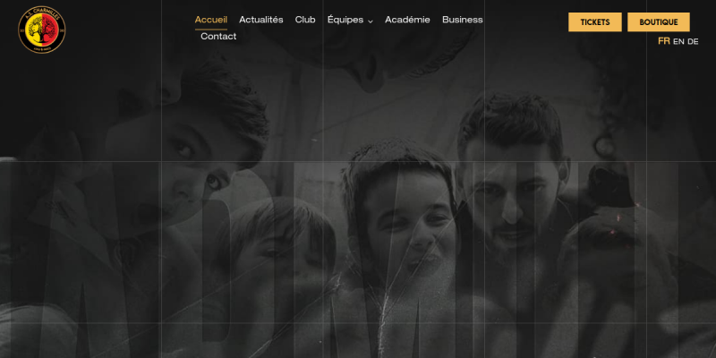 AS Charmilles website screenshot