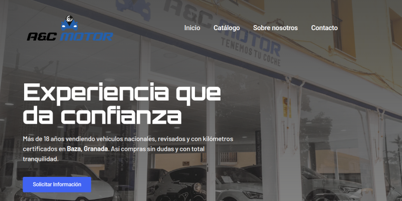 Captura de aycmotor.com
