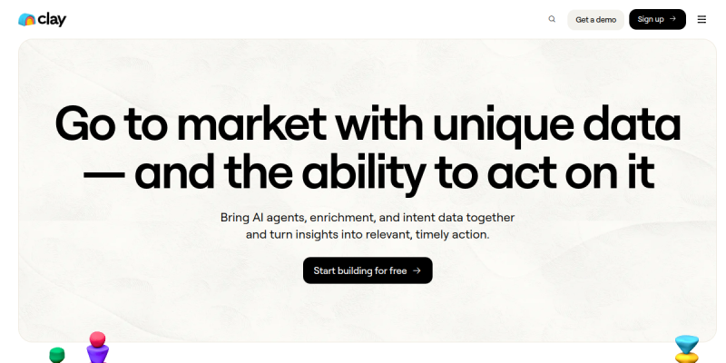 Clay website preview