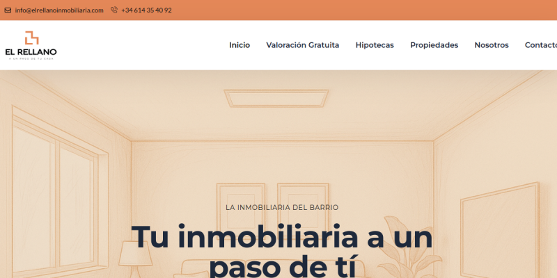 Captura de elrellanoinmobiliaria.com