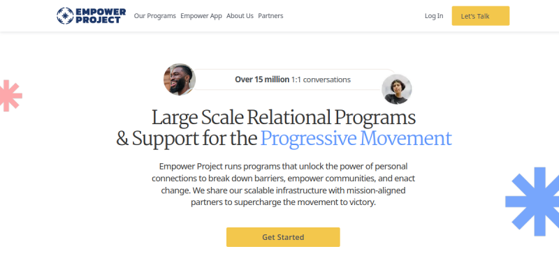 Empower Project website screenshot