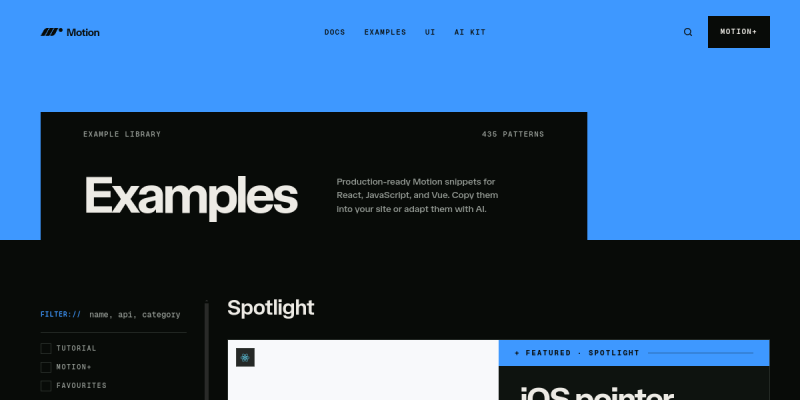 Motion One Vue Examples