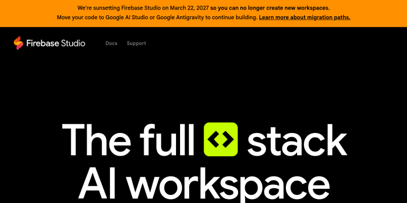 Firebase Studio
