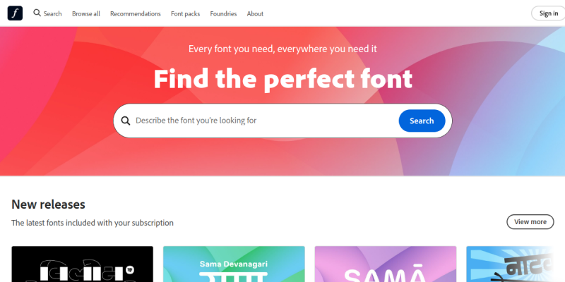 Adobe Fonts