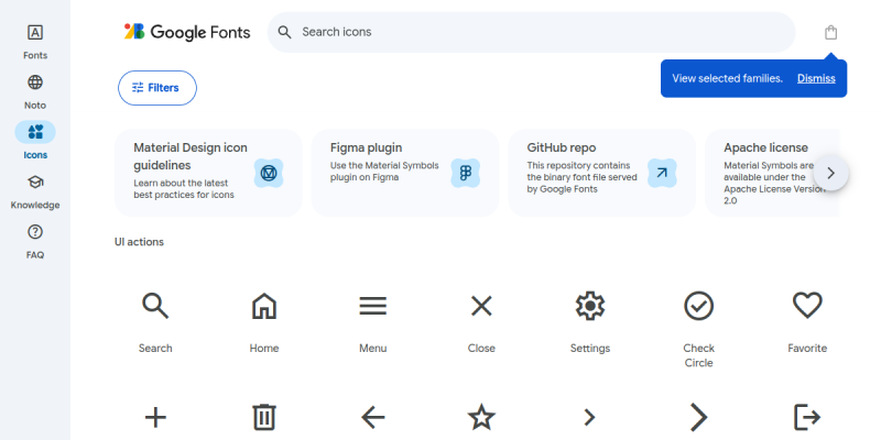 Material Symbols & Icons