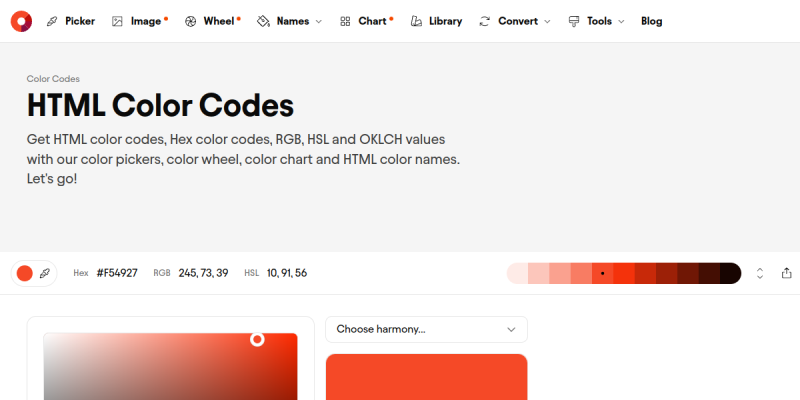 HTML Color Codes