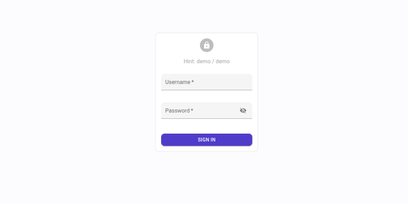React‑Admin demo