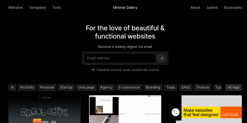 Minimal Gallery