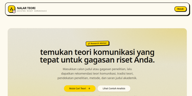 Pratinjau Nalar Teori