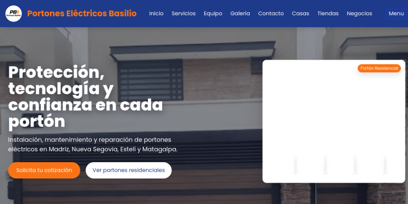 Portones Eléctricos Basilio
