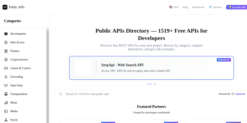 Public APIs