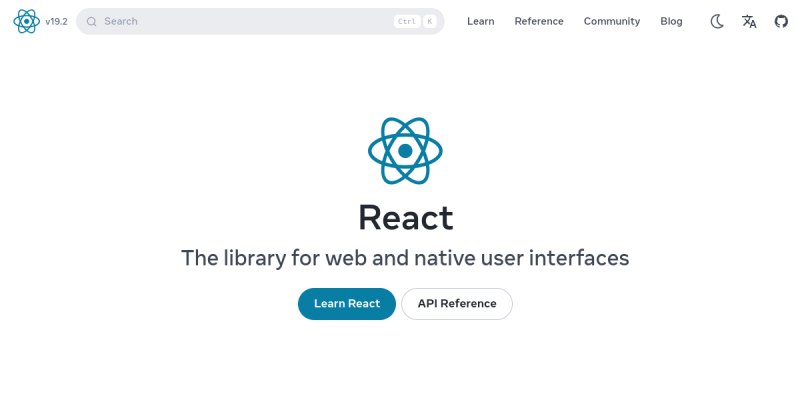 React