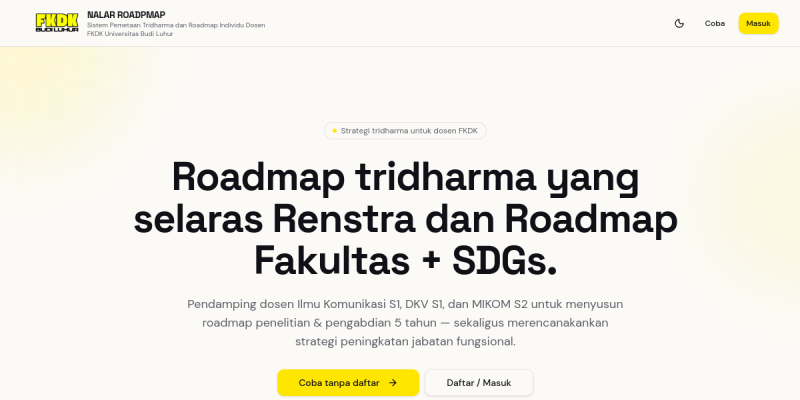 Pratinjau Nalar Roadmap