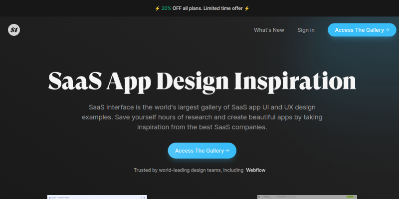 SaaS Interface