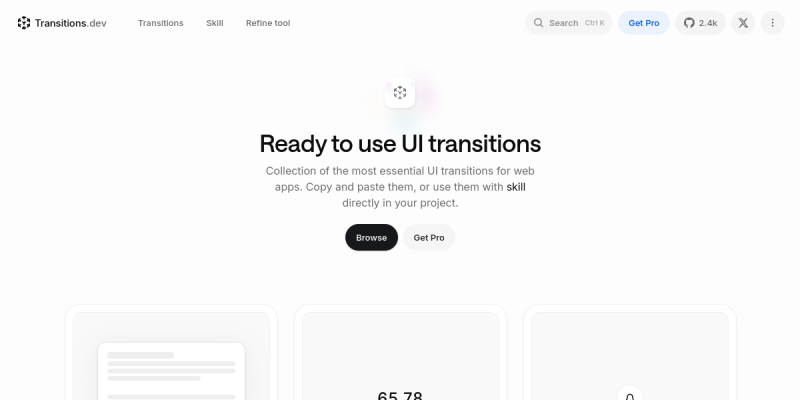 Transitions.dev