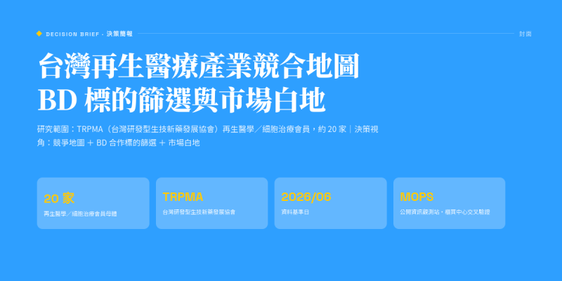 TRPMA Taiwan Regenerative Medicine