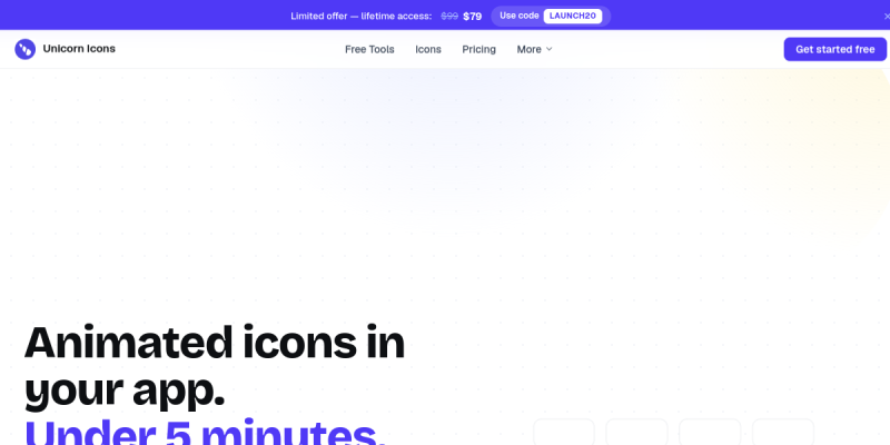 Unicorn icons