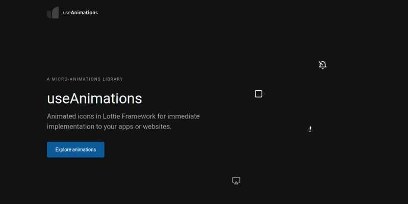 useAnimations