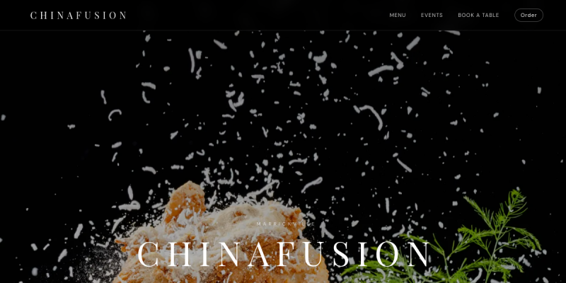Chinafusion website screenshot