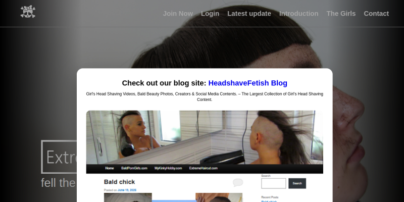 ExtremeHaircut.com preview