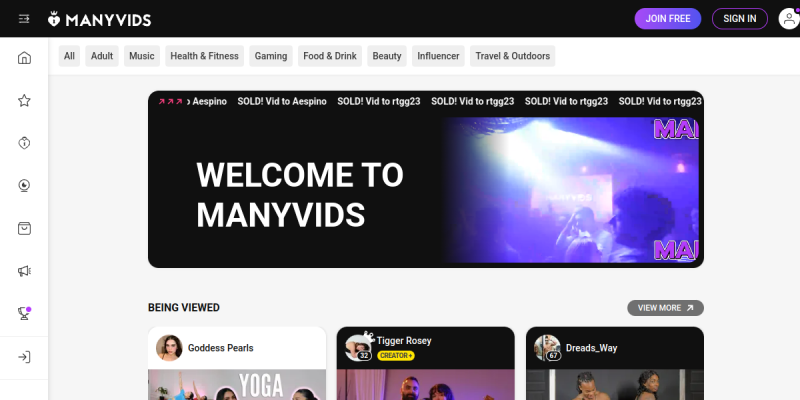 ManyVids preview