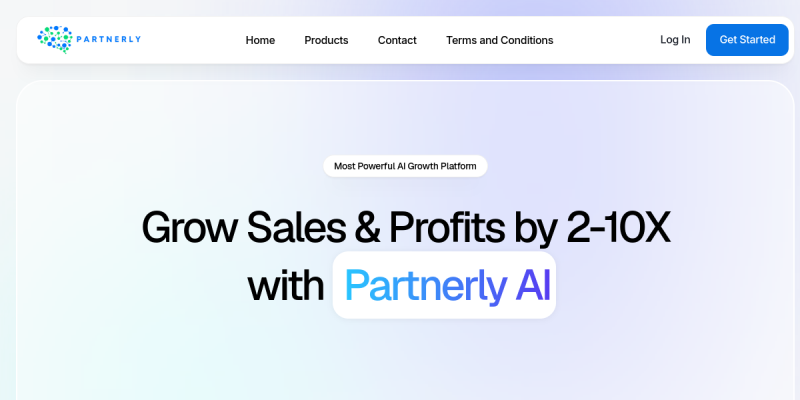 Partnerly.ai website screenshot
