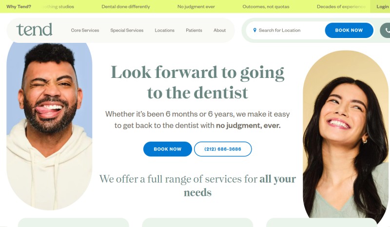 hellotend.com 웹사이트 미리보기