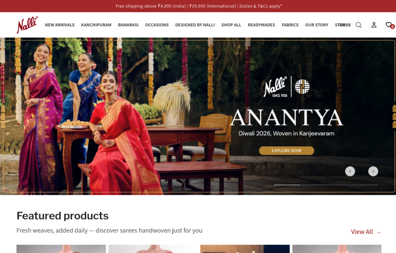 Preview of Nalli.com