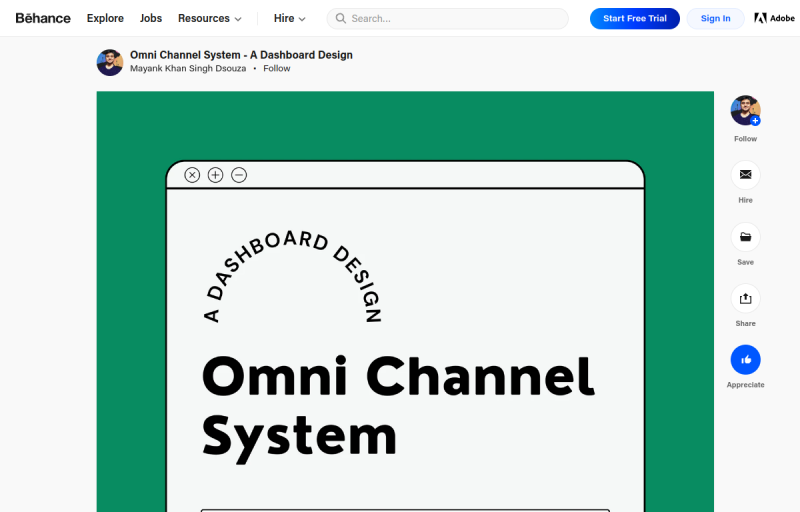 Preview of Omni‑Channel System – A Dashboard Design