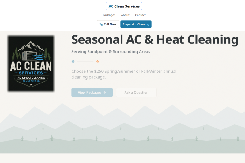 AC Clean Services screenshot