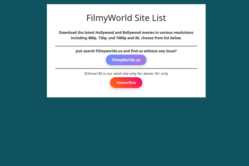 our.filmyworlds.us website screenshot