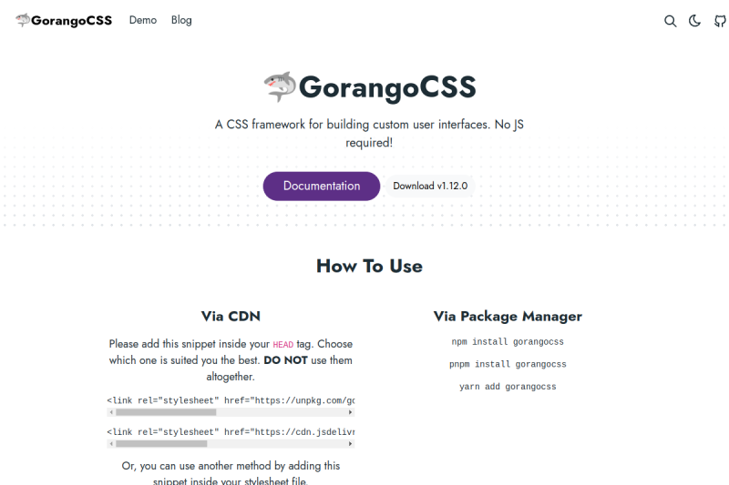 GorangoCSS