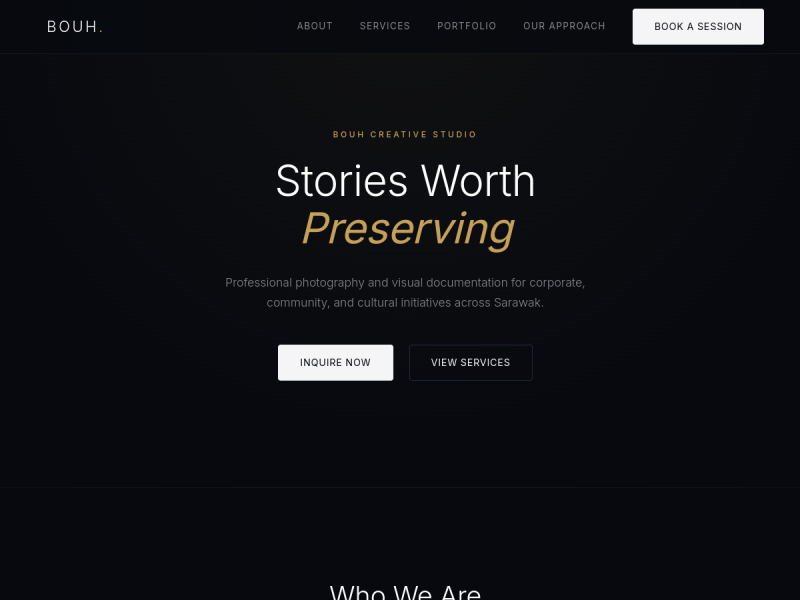 Bouh Studio Website