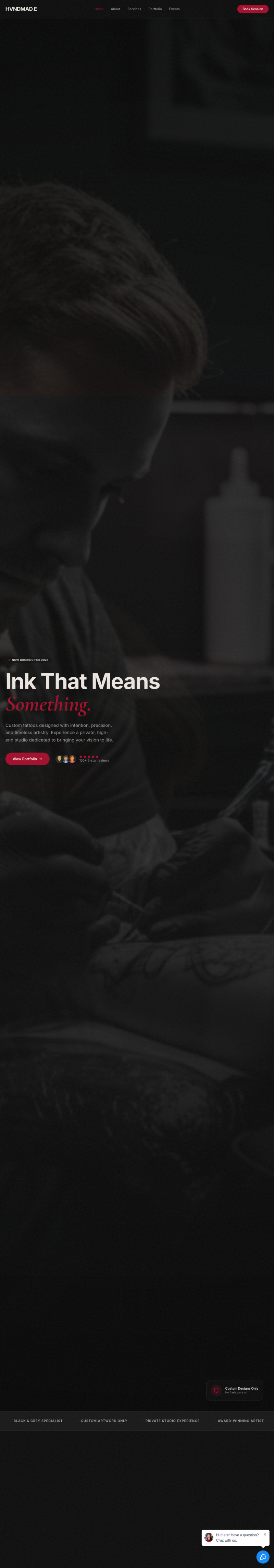 Handmade Tattoos