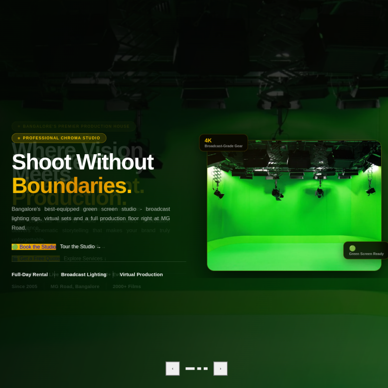 13th Station website screenshot