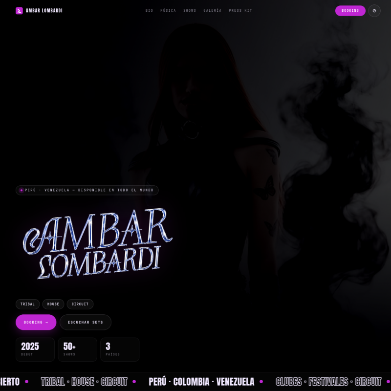 Preview de ambarlombardi.com