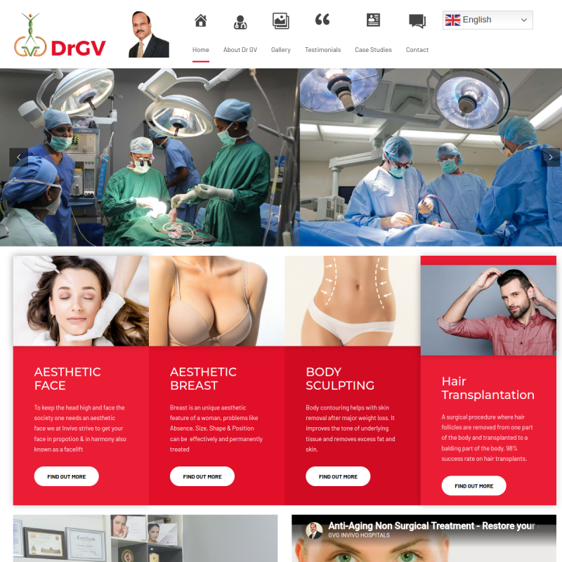 Dr. GVG website screenshot