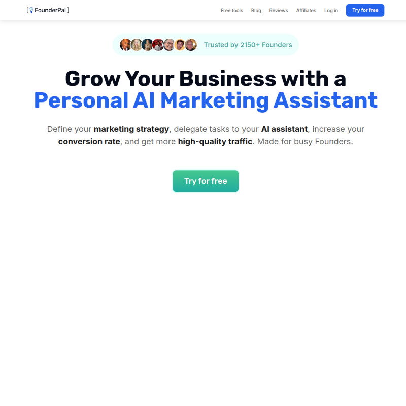 FounderPal Website Preview
