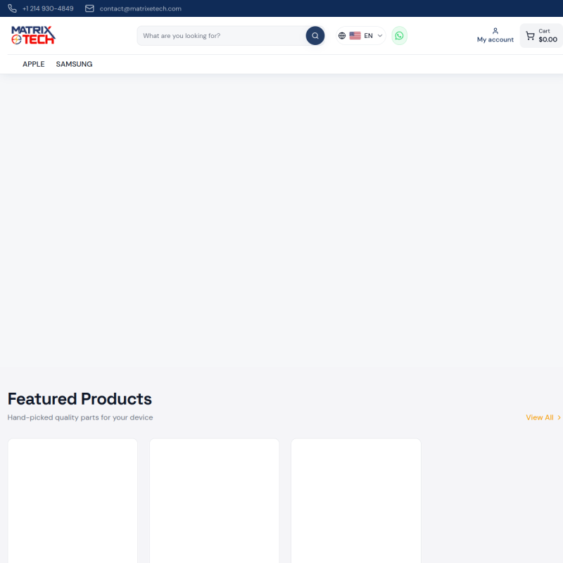 Matrix E Tech — Dallas TX WooCommerce Store