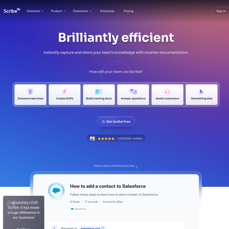 Scribe AI Website Preview