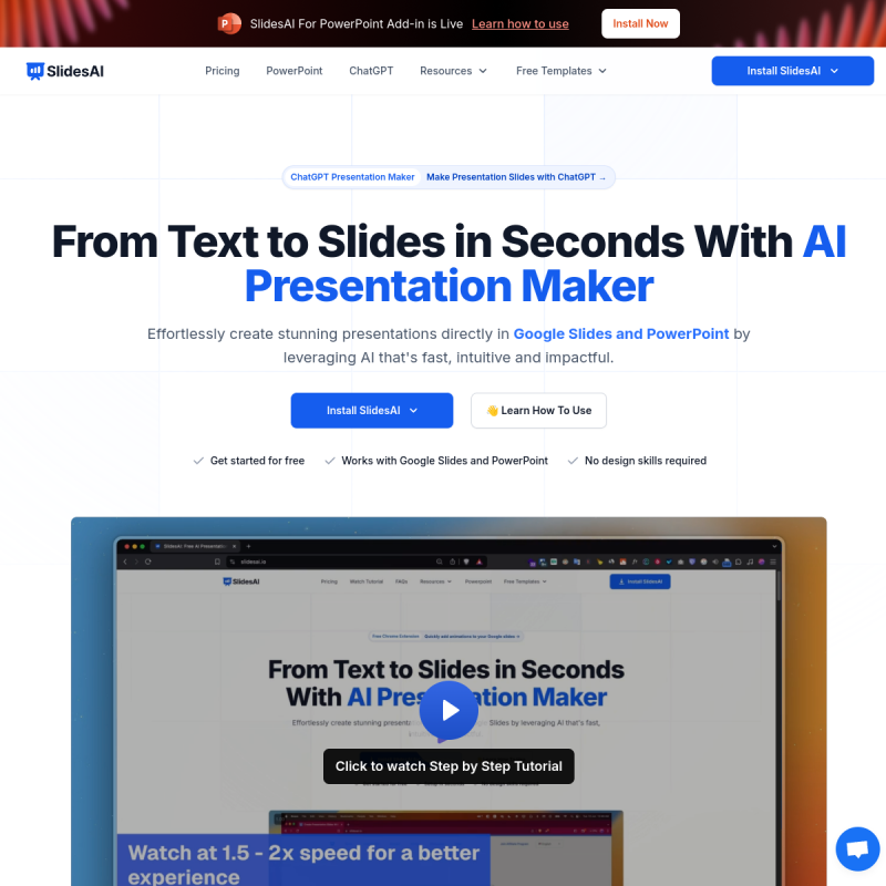 SlidesAI – AI Presentation Generator
