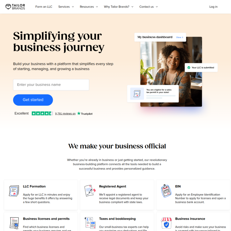 Tailor Brands – AI Logo Maker Tool