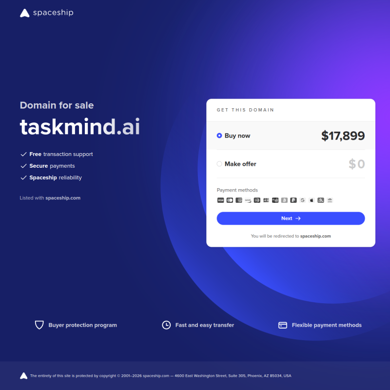 Aperçu TaskMind AI