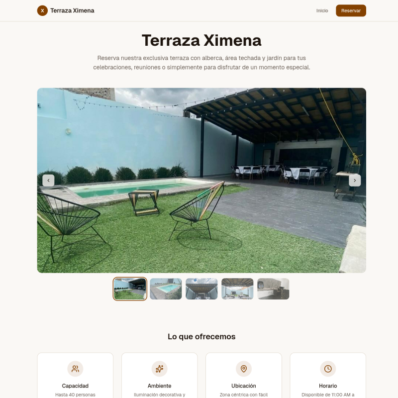 Diseño Terraza Ximena
