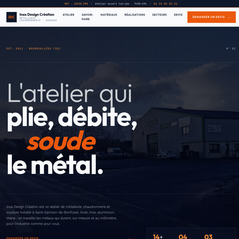 Aperçu métallerie