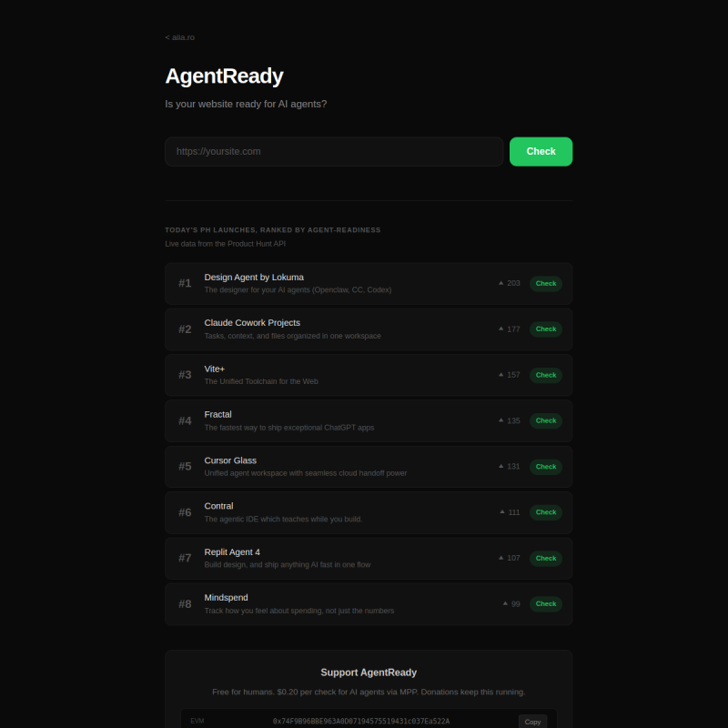 AgentReady screenshot