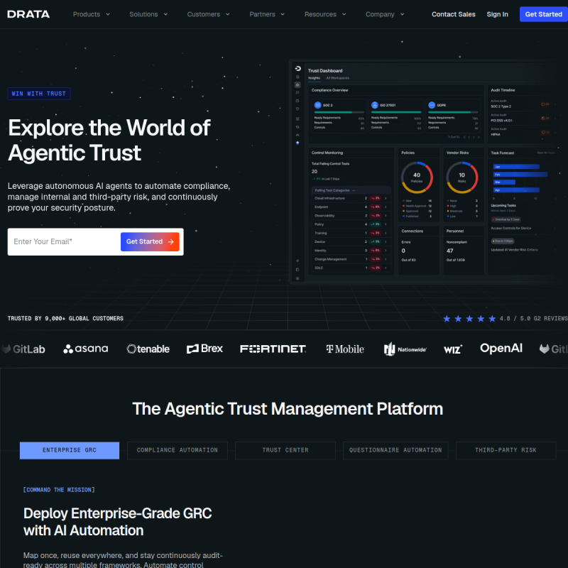 Drata site preview